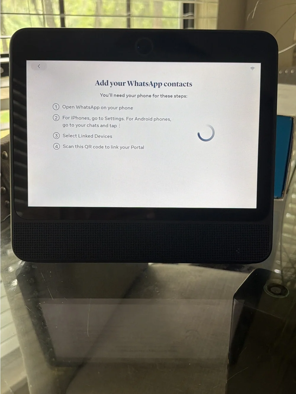 Facebook Meta Portal Smart Display - Black